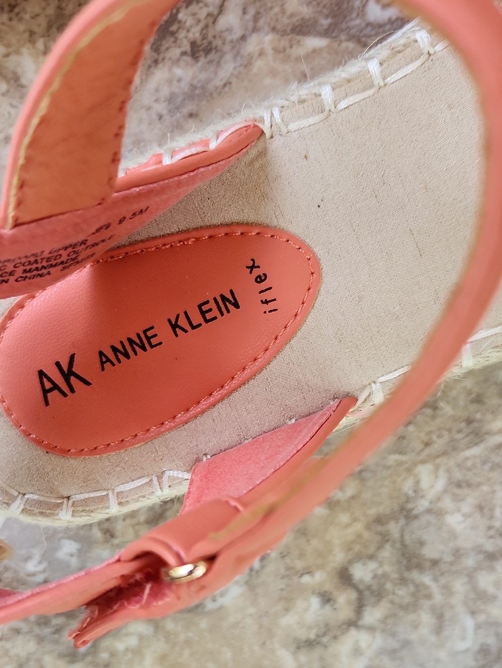 NWOT ANNE KLEIN JORDANNA ESPADRILLE SANDAL - Picture 7 of 9